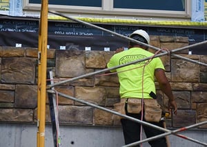 Cobblestone Lambris Installation