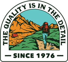 Crop THE QUALITY IS IN THE DETAIL Hand Drawn Patch Logo CROPPED