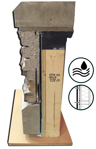 Drainage-Plane---Clip-System-Side-Profile