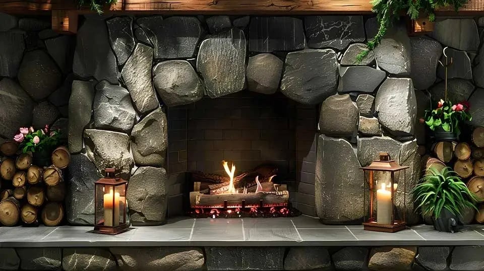 Ideas-for-Cultured-Stone-Fireplaces