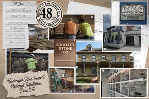 Natural stone veneer