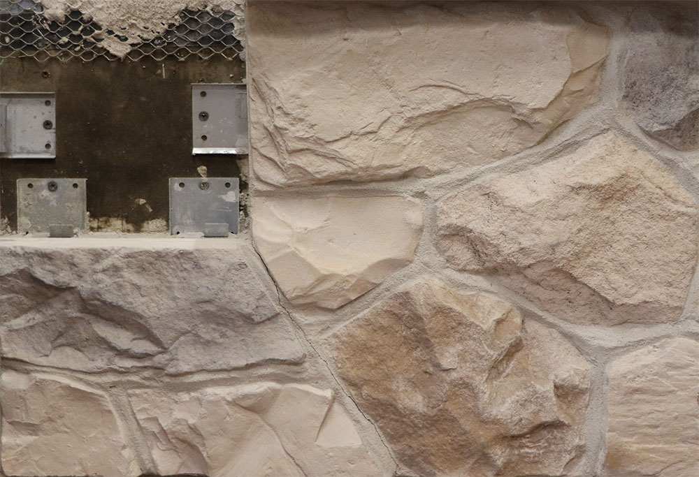 Fieldstone Lambris Clip System Cutaway Fieldstone Lambris Clip System Cutaway