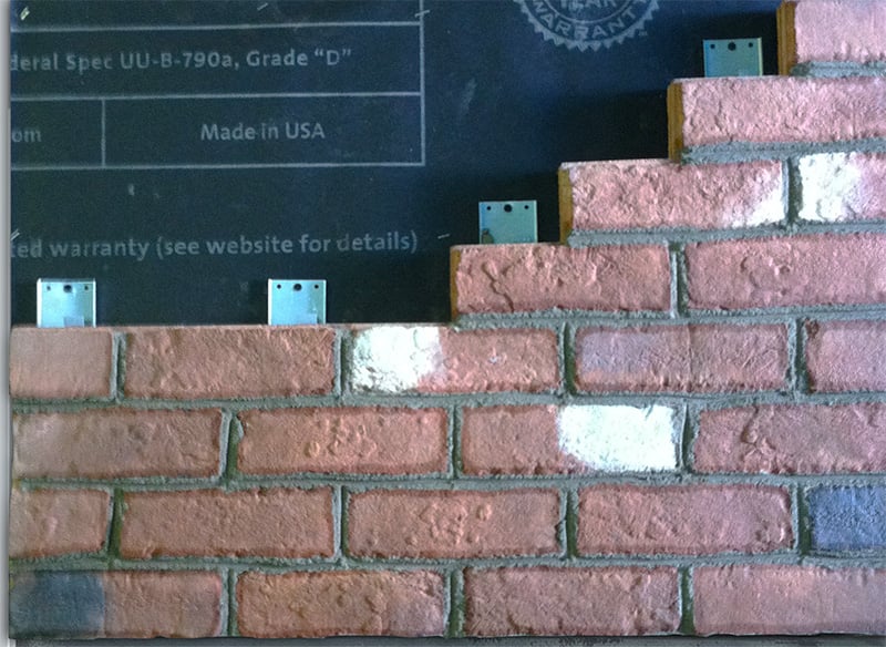Historic Brick Clip System Cutaway Historic Brick Clip System Cutaway